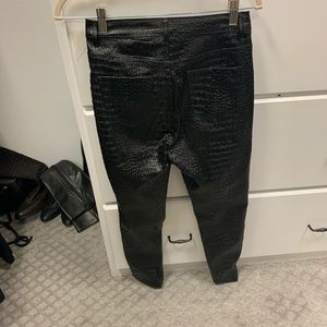 Misguided Faux Snake/Leather Pants